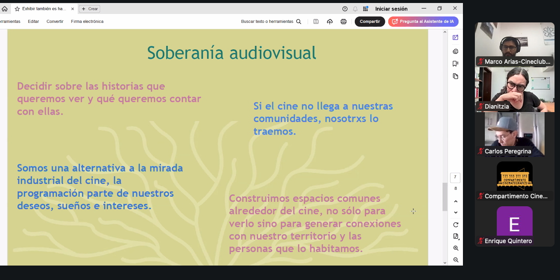 Cine La Mina forma a una nueva generación de exhibidores